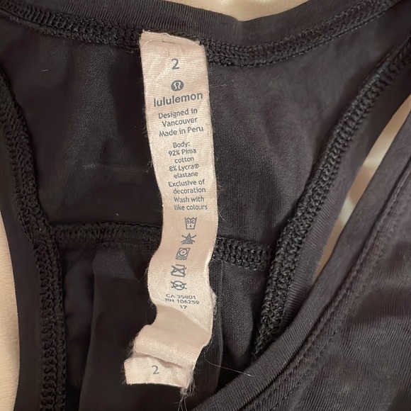 Lululemon Love Tank - Black - Picture 3 of 5